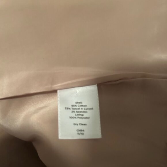 Talbots Woman Tan 3 pocket 1 button blazer, size 18W - Picture 5 of 5